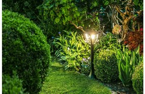 Lámpa Kerti lámpatest MARINA-P, E7, MAX. 20W, IP54, AC220-240V, 50-60Hz, oszlop, fekete