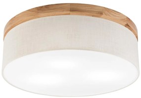 Brilagi - LED Mennyezeti lámpa BELLADONNA 3xE27/15W/230V átm. 50 cm krémes/tölgy