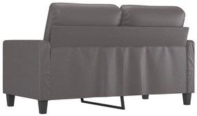 vidaXL 2 személyes szürke műbőr kanapé 120 cm