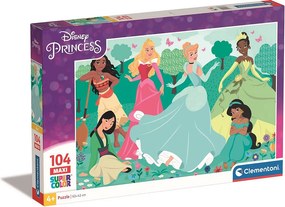 Disney Hercegnők Outside 104 db-os maxi puzzle Clementoni