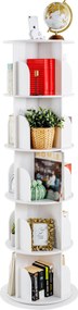 Forgó polcállvány, 5 polc, fehér, ERION TYP 2 + ajándék