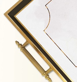 Üveg tálca, 38×24 cm – TPA9824