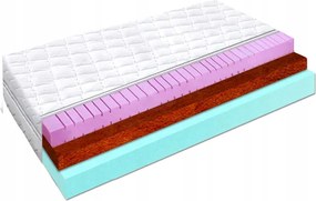 80x160-as habszivacs matrac, kókuszdióval, masszázshatással ökológiai H1