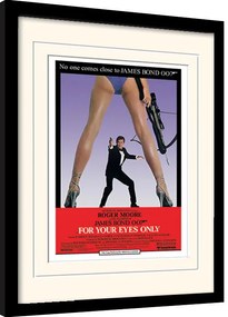 Keretezett poszter James Bond - For Your Eyes Only