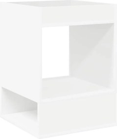 vidaXL Végasztal Fehér 40 x 40 x 56 cm Faanyag