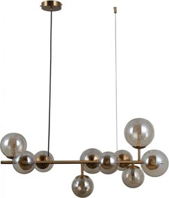 Italux glamour modern függeszték frontera borostyán mézédes itxpnd-40423-10a