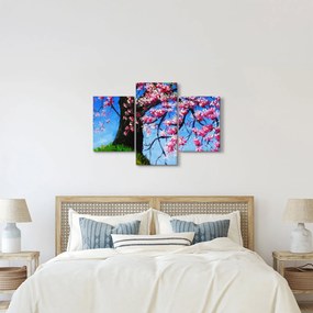 Kép festett cseresznyevirágok (90x60 cm)