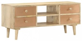 tömör mangófa TV-szekrény 110 x 30 x 45 cm