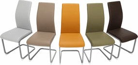 Étkező szék, szürkebarna TAUPE/szürke, NOBATA