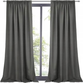 Függöny kész sztreccs panama 145/250 cm szalag.