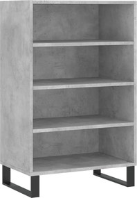 vidaXL betonszürke szerelt fa magasszekrény 57 x 35 x 90 cm