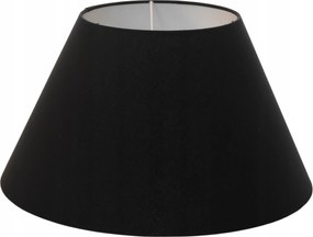 Lámpabúra Kúp E27 Fekete Pamut 20x40 H22 Mirano