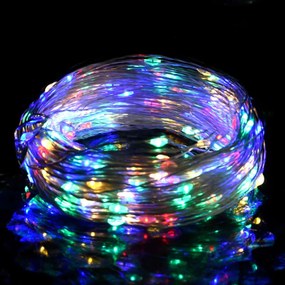 8 funkciós tündérfényfüzér 400 színes LED-del 40 m