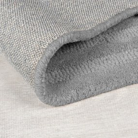 Szürke kézi szövésű gyapjú szőnyeg 200x290 cm Zen Rectangles – Flair Rugs