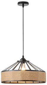 Csillár zsinóron 1xE27/15W/230V bézs