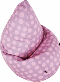 Babzsák, rózsaszín-lila/minta, TELDIN