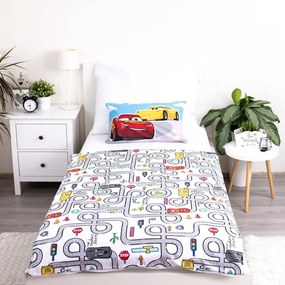 Pamut gyerek ágyneműhuzat babaágyhoz 100x135 cm Cars – Jerry Fabrics