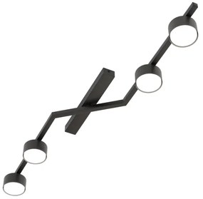 Mennyezeti lámpa SKAN 4xGX53/12W/230V fekete