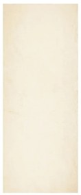 HUARTE krémszínű rövid szálú puha és mosható szőnyeg 80x200 cm