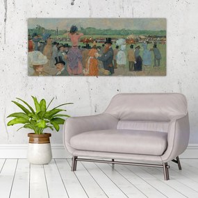 Kép - Jean-Louis Forain, The Races at Longchamp, reprodukciók (120x50 cm)