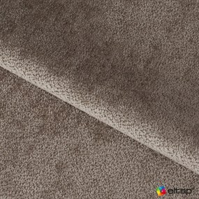 Világosbarna kárpitozott ágyneműtartós franciaágy ágyráccsal 160x200 cm Dizzle – ELTAP