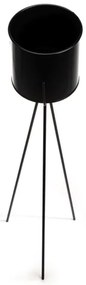 TRIPOD virágtartó állvány 110x25 cm fekete