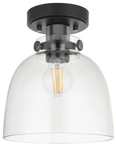 Endon 99106 - Mennyezeti lámpa URBAN 1xE27/10W/230V fekete/átlátszó