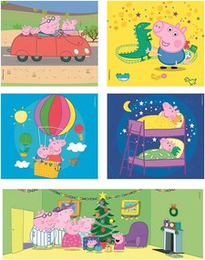 Peppa malac Life 10 az 1-ben puzzle Clementoni
