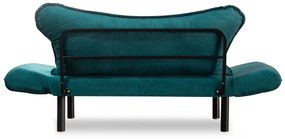 Design összecsukható kanapé Wenda 140 cm petróleum