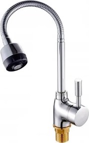Álló konyhai csaptelep flexibilis kifolyócsővel Flex 360° króm 2 funkció