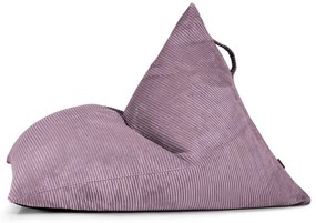 Lila kordbársony babzsákfotel Razz – SLOWDOWN