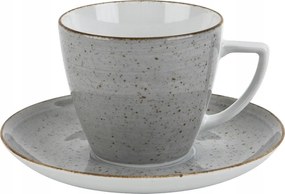 350ml-es csésze csészealjjal Boss Grey