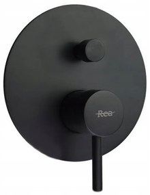 Zuhanyszett rejtett Rea Lungo black + box