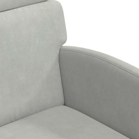 Kerekes Étkező Székek 2 pcs Világosszürke 58 x 65 x 98 cm