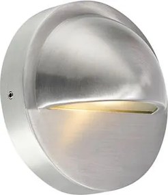 MARKSLÖJD 107715 GARDEN24 Modern Kültéri Fali Lámpa Ezüst LED IP44