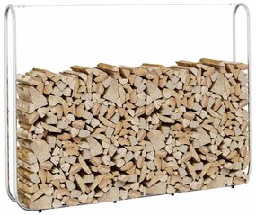 horganyzott acél tűzifatároló 200x25x150 cm