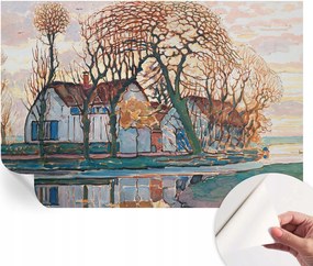 Fotótapéta Öntapadós Dekoratív tapéta Idilli tájkép 152x104 cm