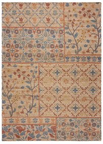 Natúr színű kézi szövésű jutakeverék szőnyeg 160x230 cm Taylor Patchwork – Flair Rugs