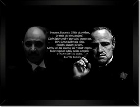 Poszterek keretben 40x30 Keresztapa Idézetek