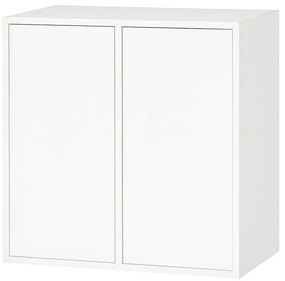 Boxie 2 ajtós fali szekrény 80x80x37 cm fehér