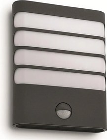 Philips 17274/93/16-LED RACCOON kültéri lámpa mozgásérzékelővel LED/3W/230V IP44
