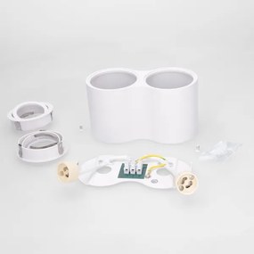 BRILAGI - Kétfejes spotlámpa MIA DOUBLE 2xGU10/30W/230V fehér