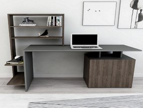 PC asztal Menile 2 (dió + antracit) . 1094965
