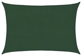 sötétzöld HDPE napvitorla 160 g/m² 2 x 2,5 m
