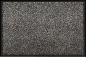 vidaXL Ajtószőnyeg Világosszürke 60 x 40 x 1.2 cm Mackófleece