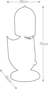 Elstead Lighting CRUSADER CRUSADER-T-L Asztali lámpa 1x11W/GX53