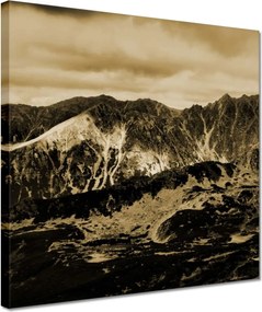 Vászonkép 30x30 Tátra Lengyel hegyek Kilátás