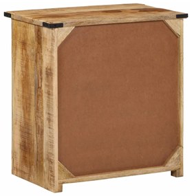 tömör mangófa tálalószekrény 3 fiókkal 55 x 35 x 60 cm