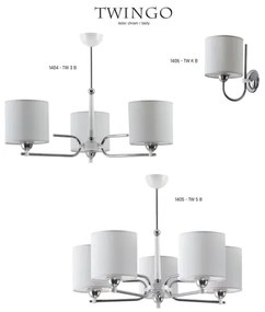 Jupiter 1404 - TW 3 B - Csillár rúdon TWINGO 3xE27/60W/230V