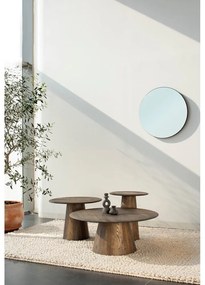 Tölgyfa kerek tárolóasztal ø 40 cm Mushroom – Gazzda